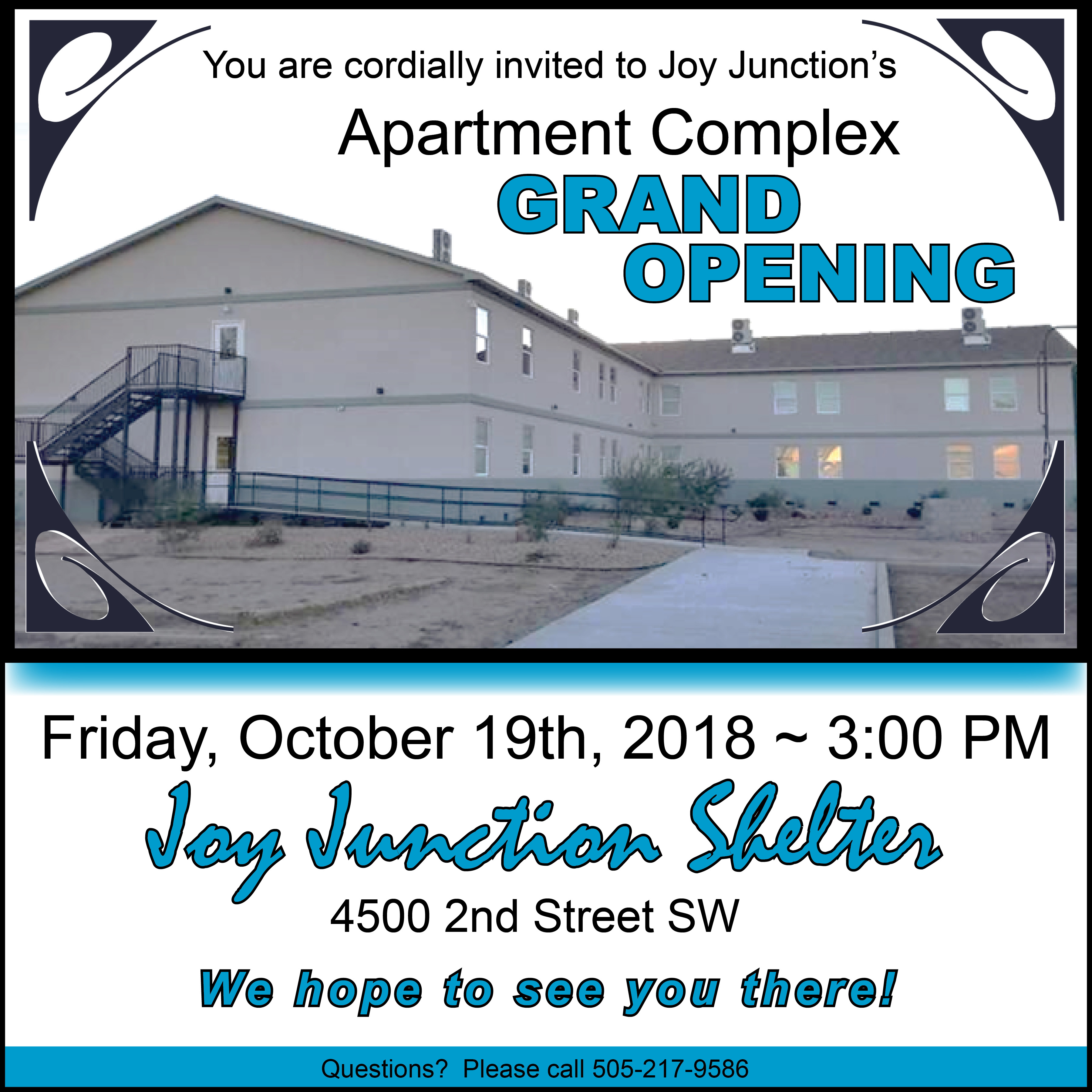 Joy Junction's Apartment Complex Grand Opening! Homeless Shelter