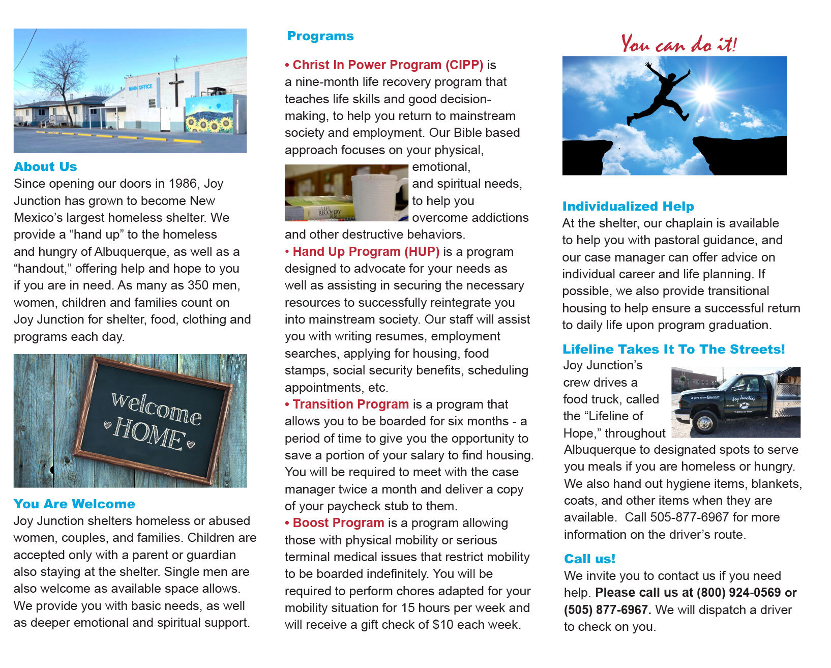 oy Junction is here for you brochure interior