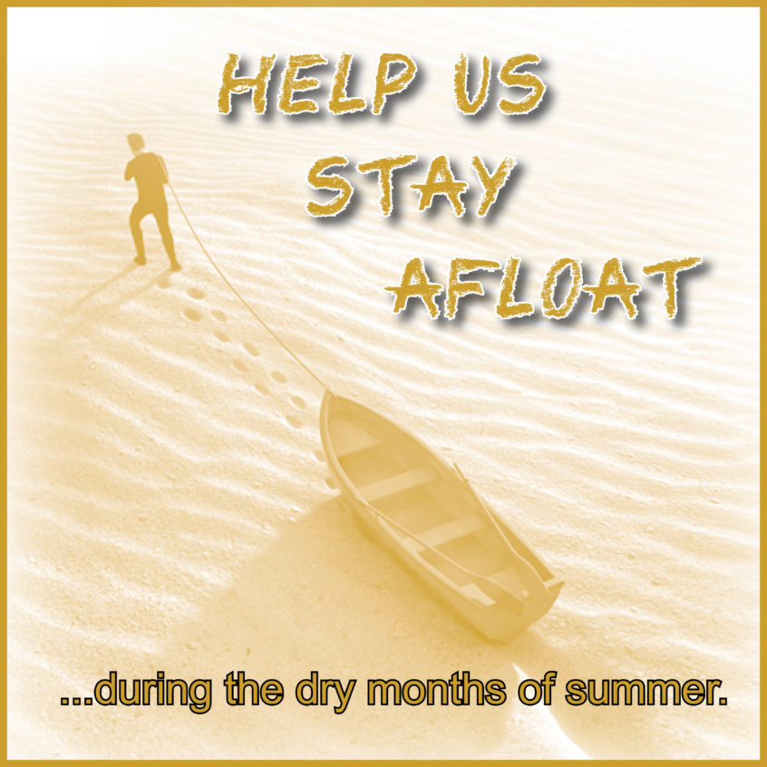 Help us stay afloat