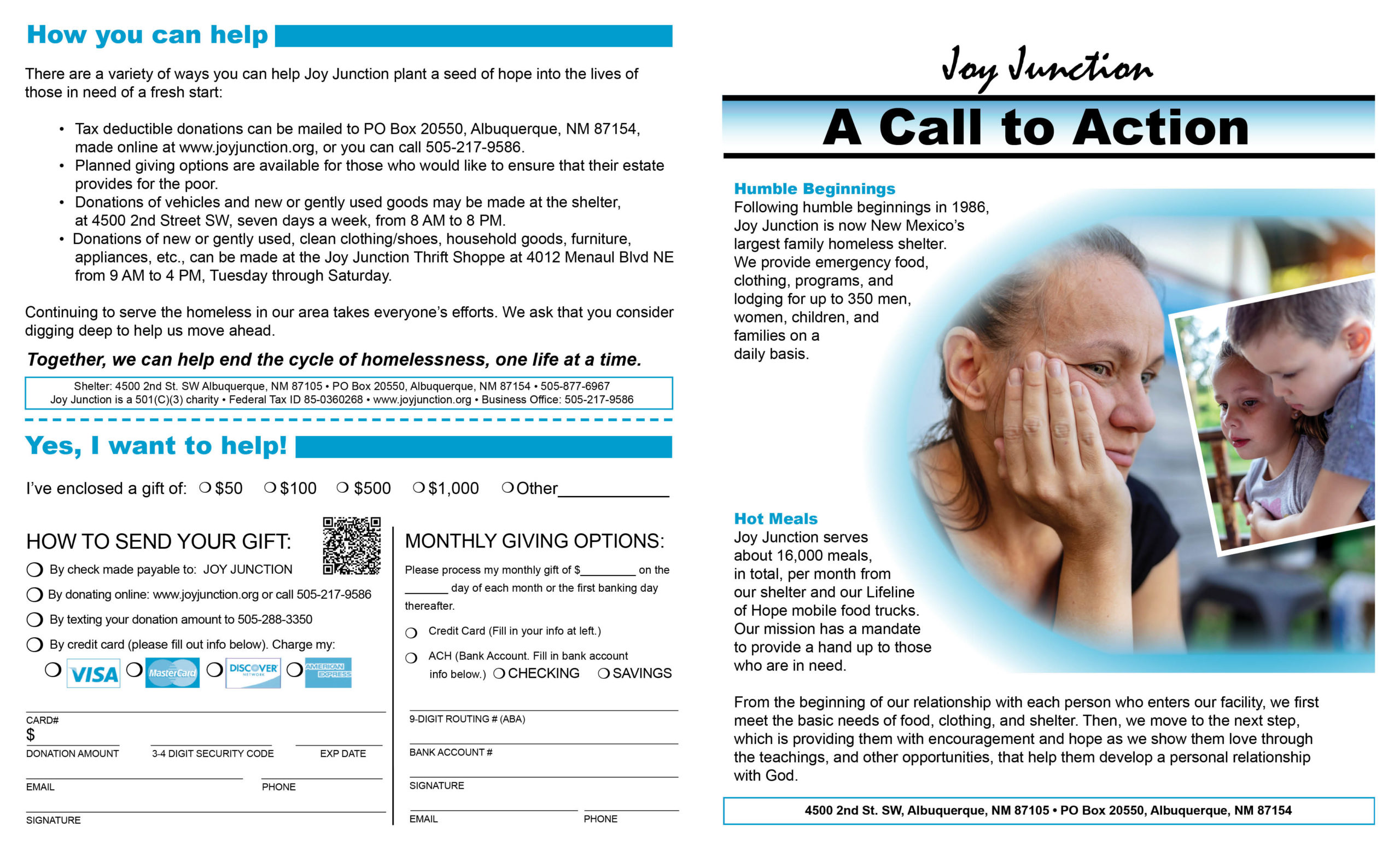 A Call To Action Brochure