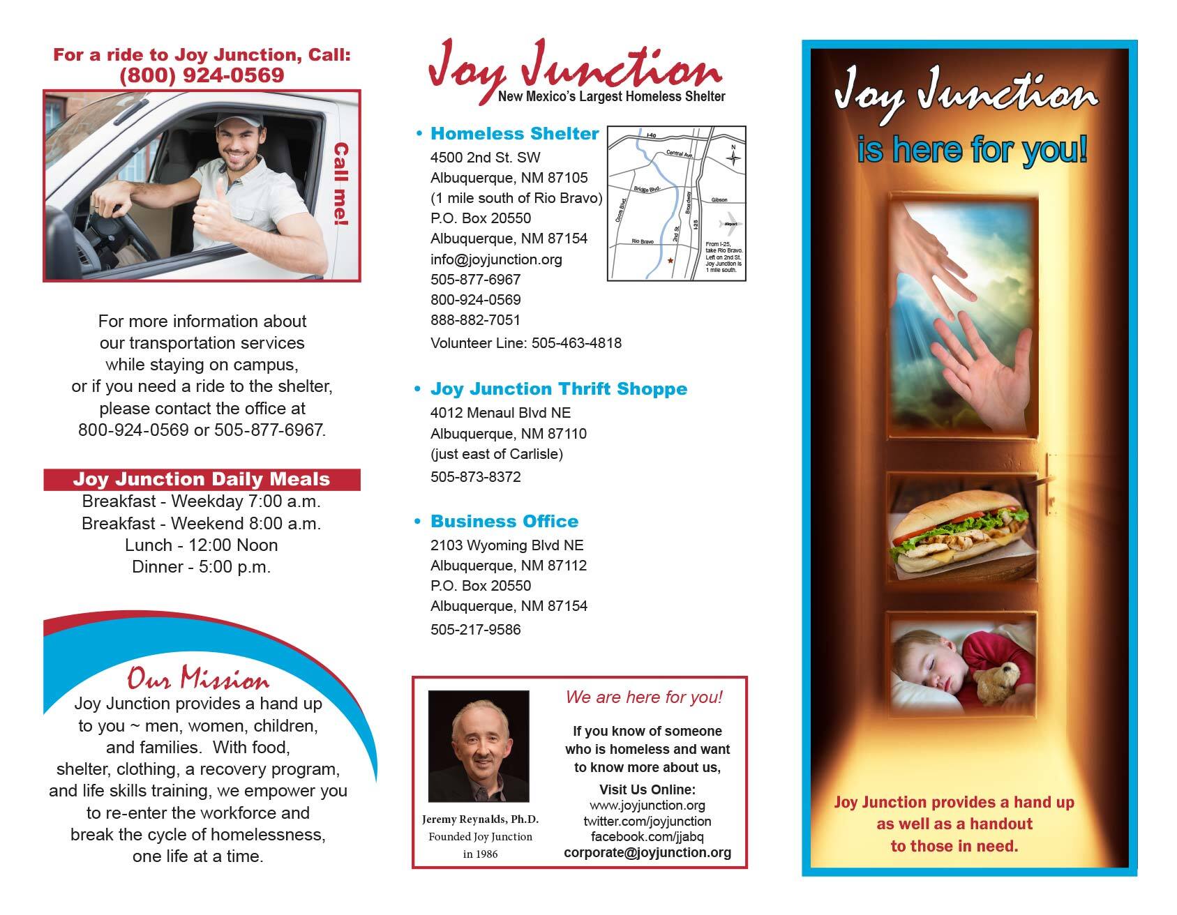Joy Junction is here for you brochure exterior