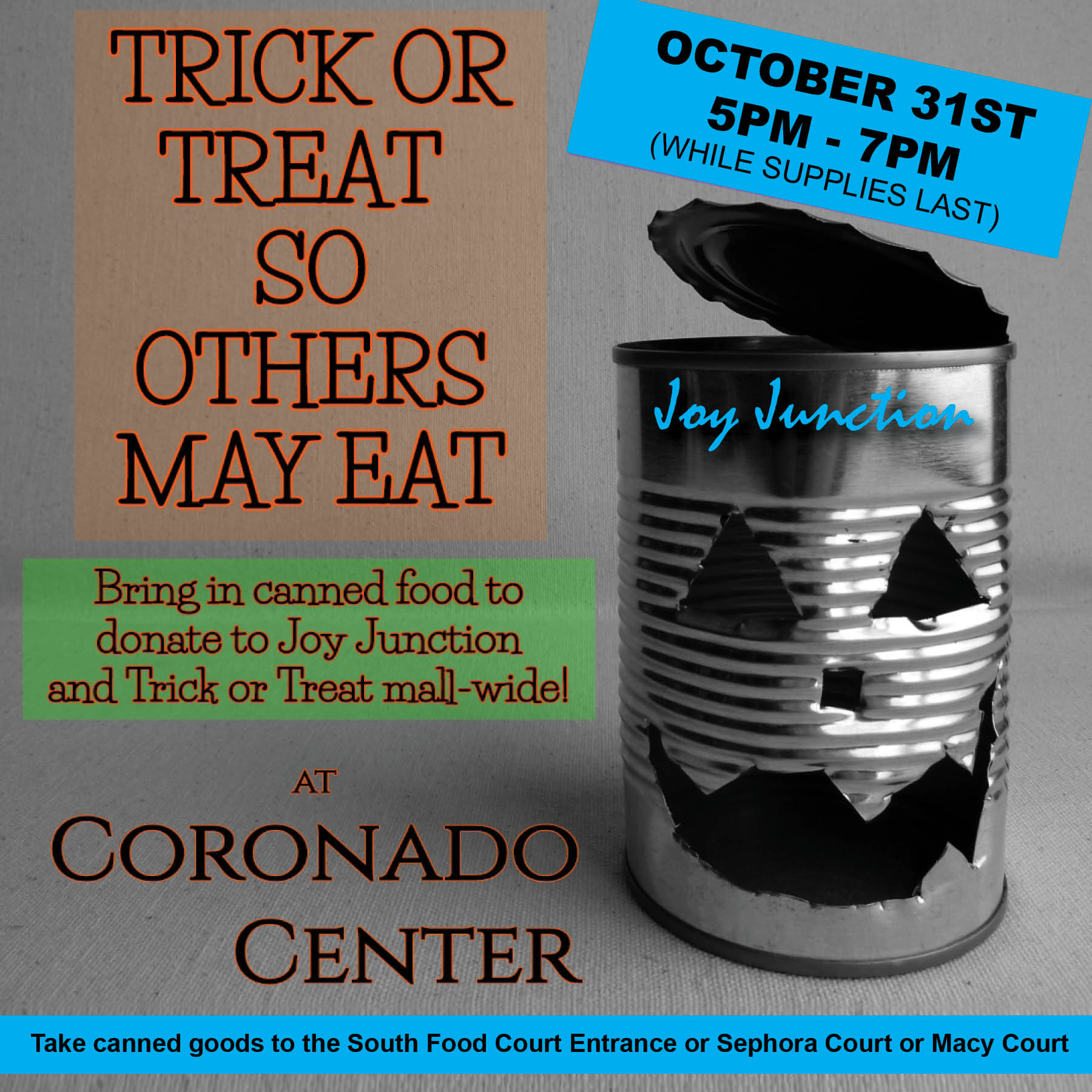 Trick or Treat so Others May Eat