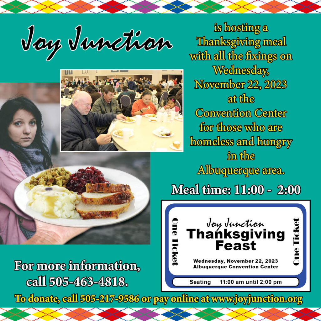 Joy Junction's Thanksgiving Feast