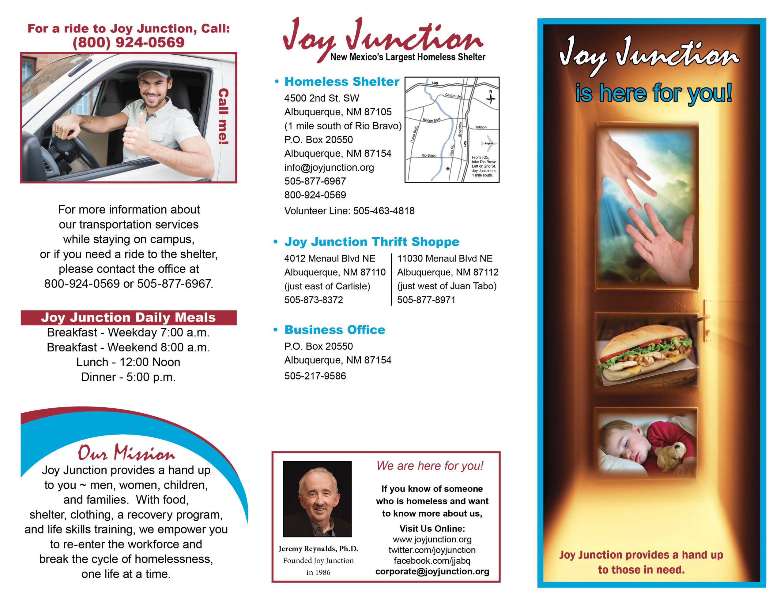 Joy Junction is here for you brochure