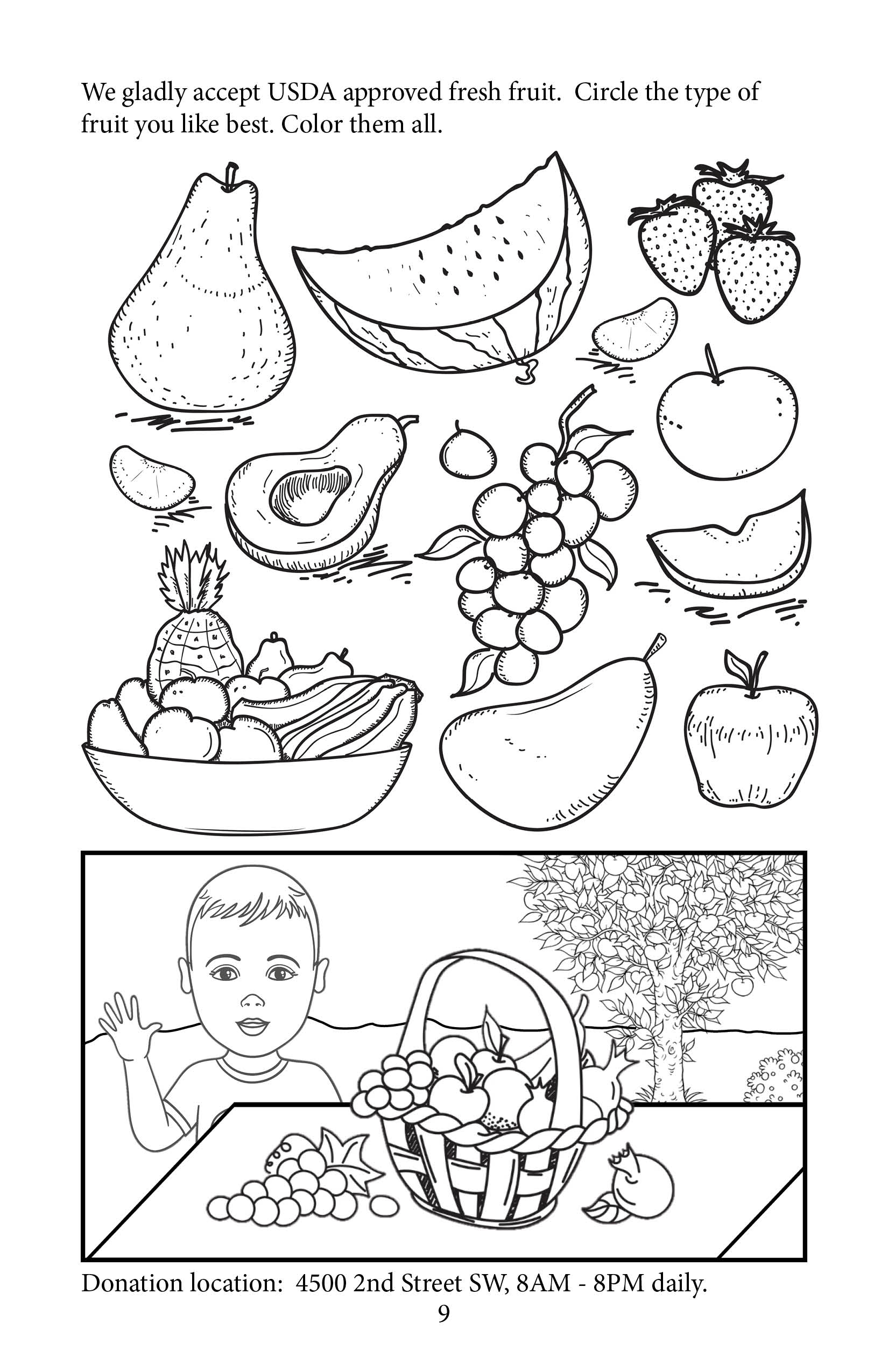 Joy Junction Coloring Book Page 9