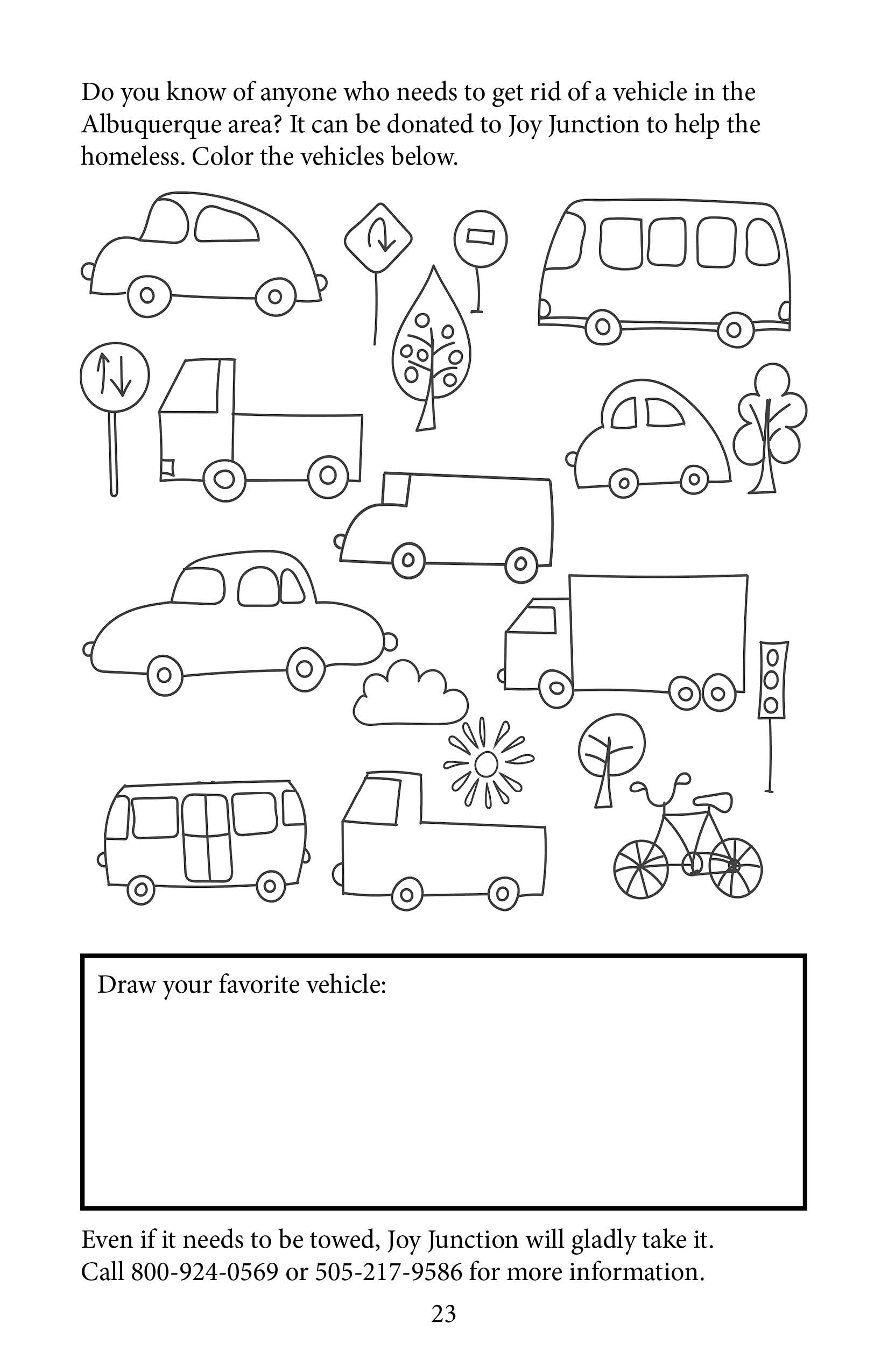 Joy Junction Coloring Book Page 23