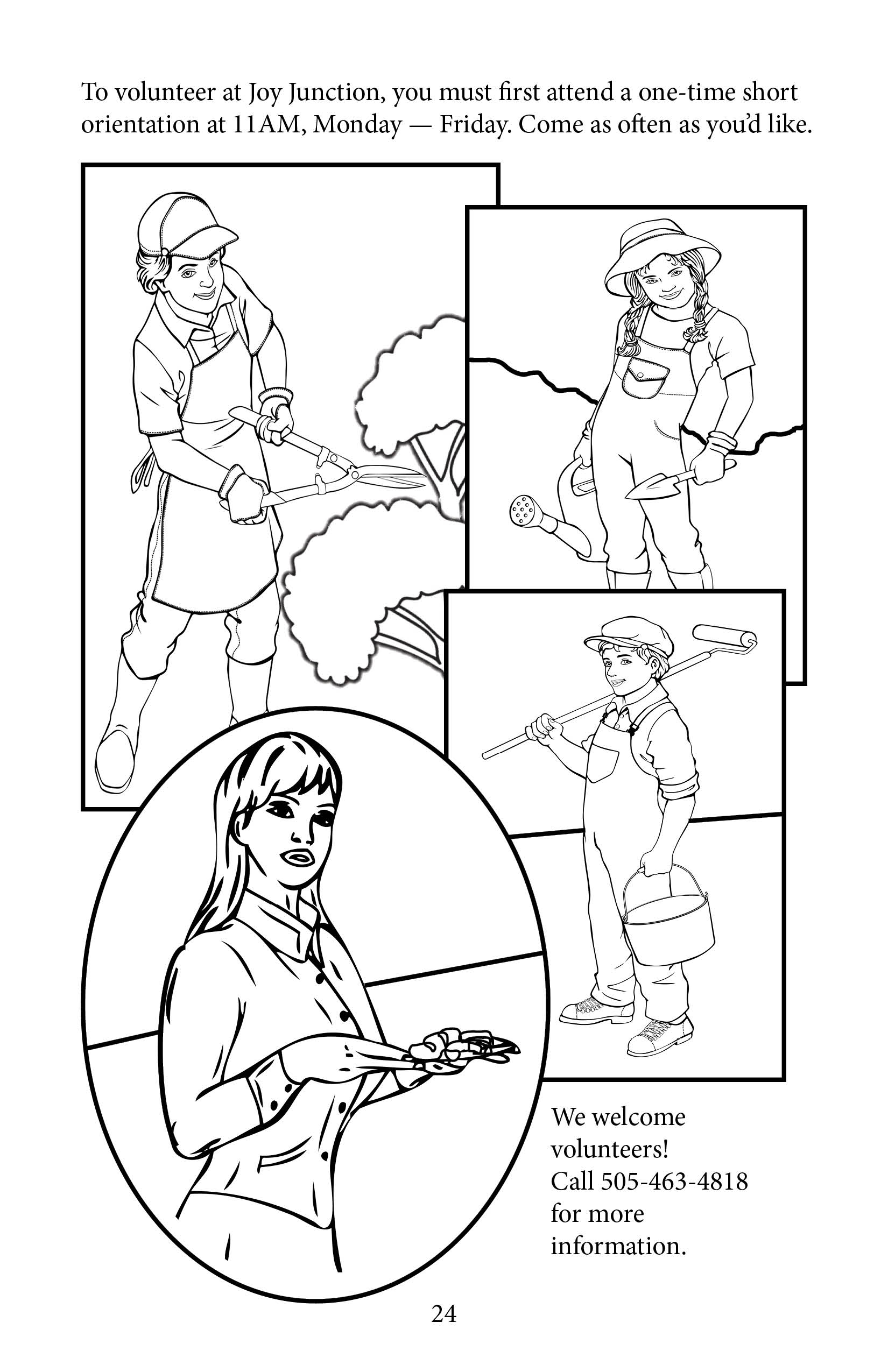 Joy Junction Coloring Book Page 24